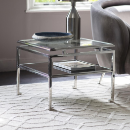 Gal Cosenza Side Table Silver 